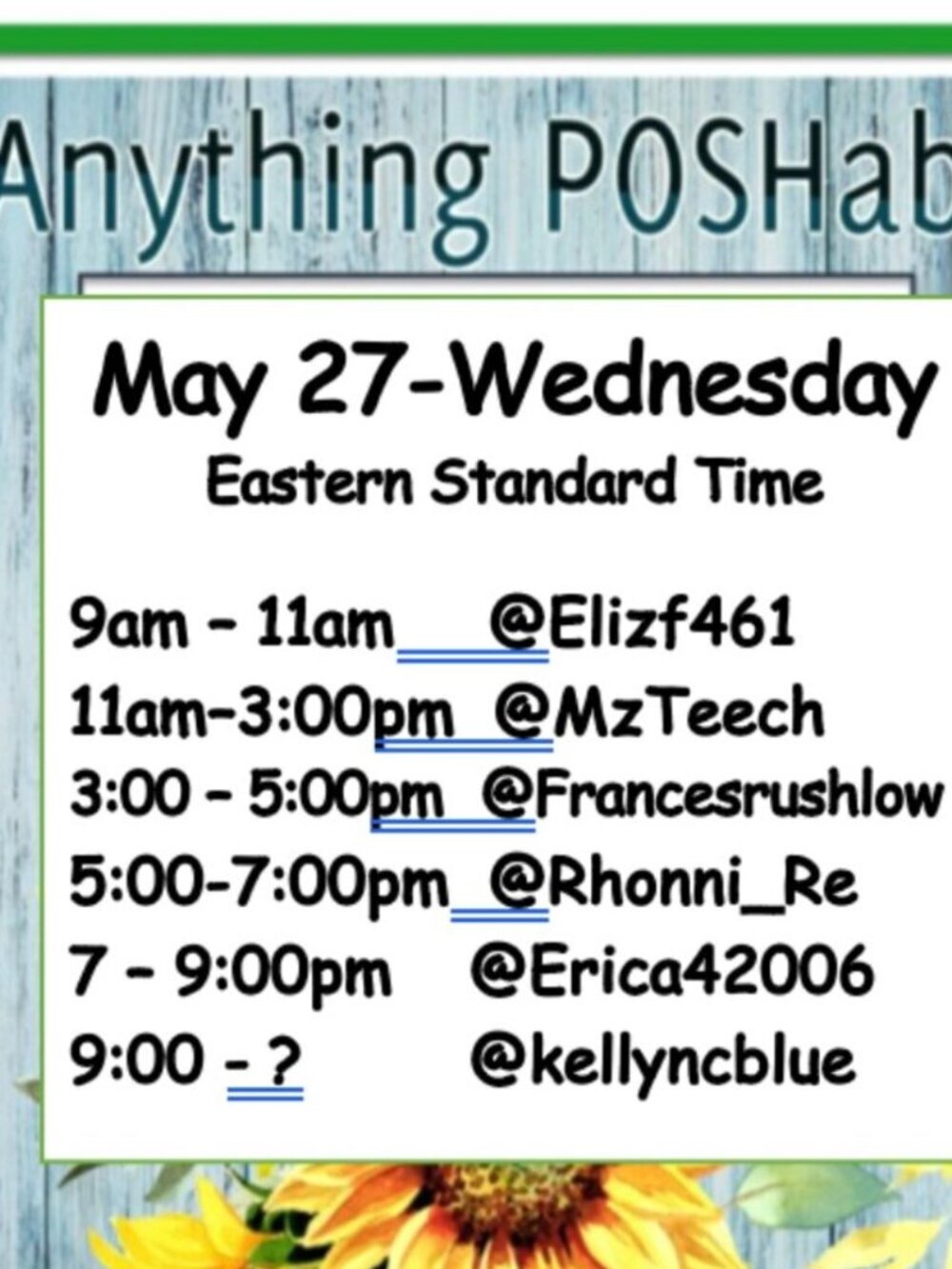 5/27/26 Anything Poshable Train